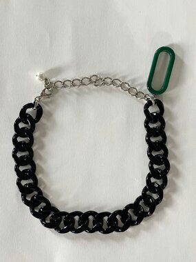 Faux Pearl & Acrylic Mini Pezzi Choker Necklace